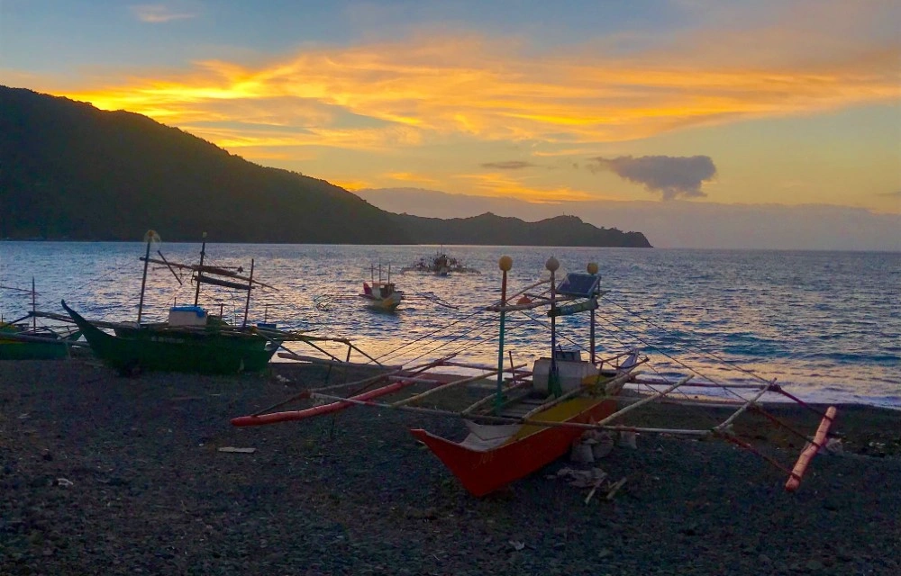 View at Dusk in Dingalan  Pictures